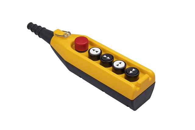 PV Series 5 Hole Double Speed 1NC Emergency Stop Crane Pendant Station